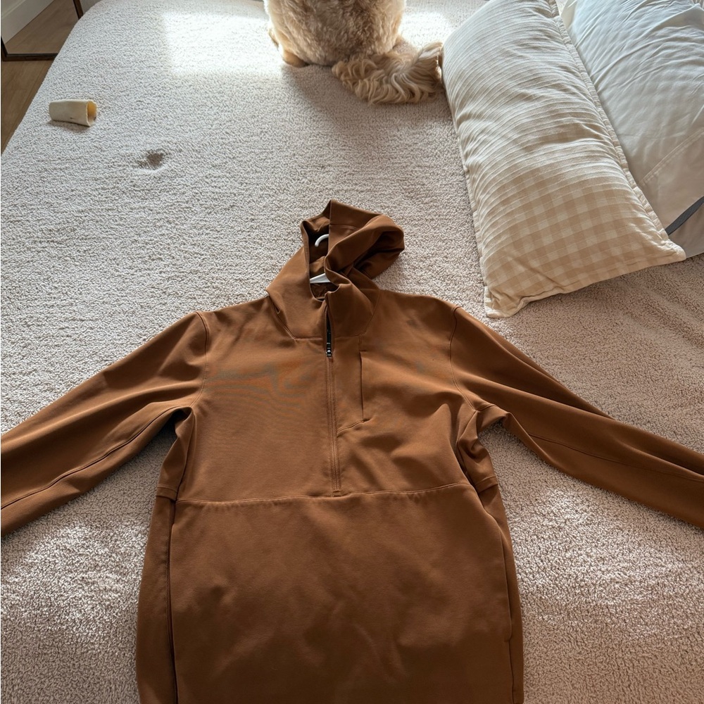 Lululemon Brown/rust half-Zip Pullover